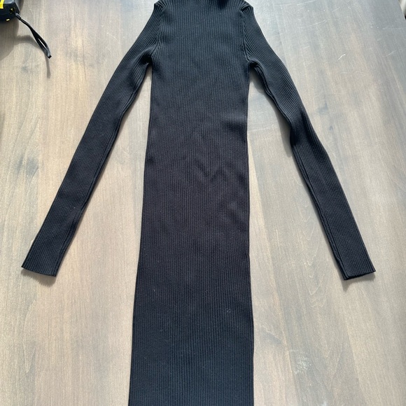 Wolford black fitted long sleeve dress - Picture 3 of 3